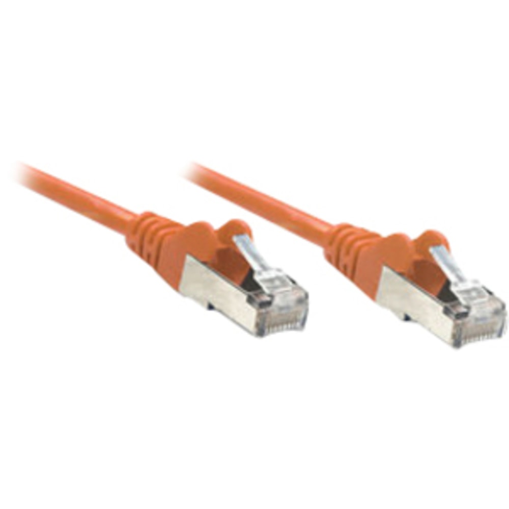 Intellinet Network Solutions Cat6 UTP Network Patch Cable, 3 ft (1.0 m), Orange - RJ45 Male / RJ45 Male
