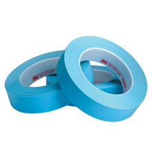 Load image into Gallery viewer, 3M 215 Masking Tape, 3in Core, 1in x 180ft, Blue, Pack Of 36