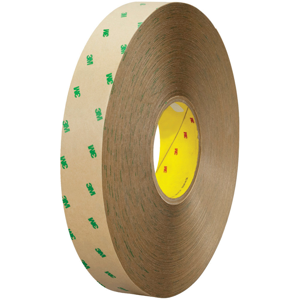 3M 9505 Adhesive Transfer Tape, 3in Core, 1in x 60 Yd., Clear, Case Of 36