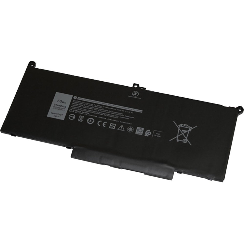 V7 Replacement Battery for Selected DELL Laptops - For Notebook - Battery Rechargeable - 7894 mAh - 7.6 V DC