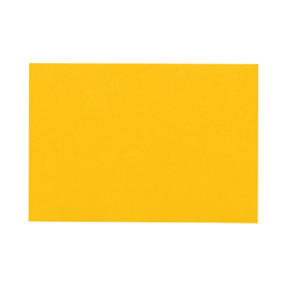 LUX Flat Cards, A1, 3 1/2in x 4 7/8in, Sunflower Yellow, Pack Of 50