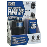 Compressed Air Filter Kit, 2 Elements/Mounting Hardware, 1/4(NPT), Sub-Micronic