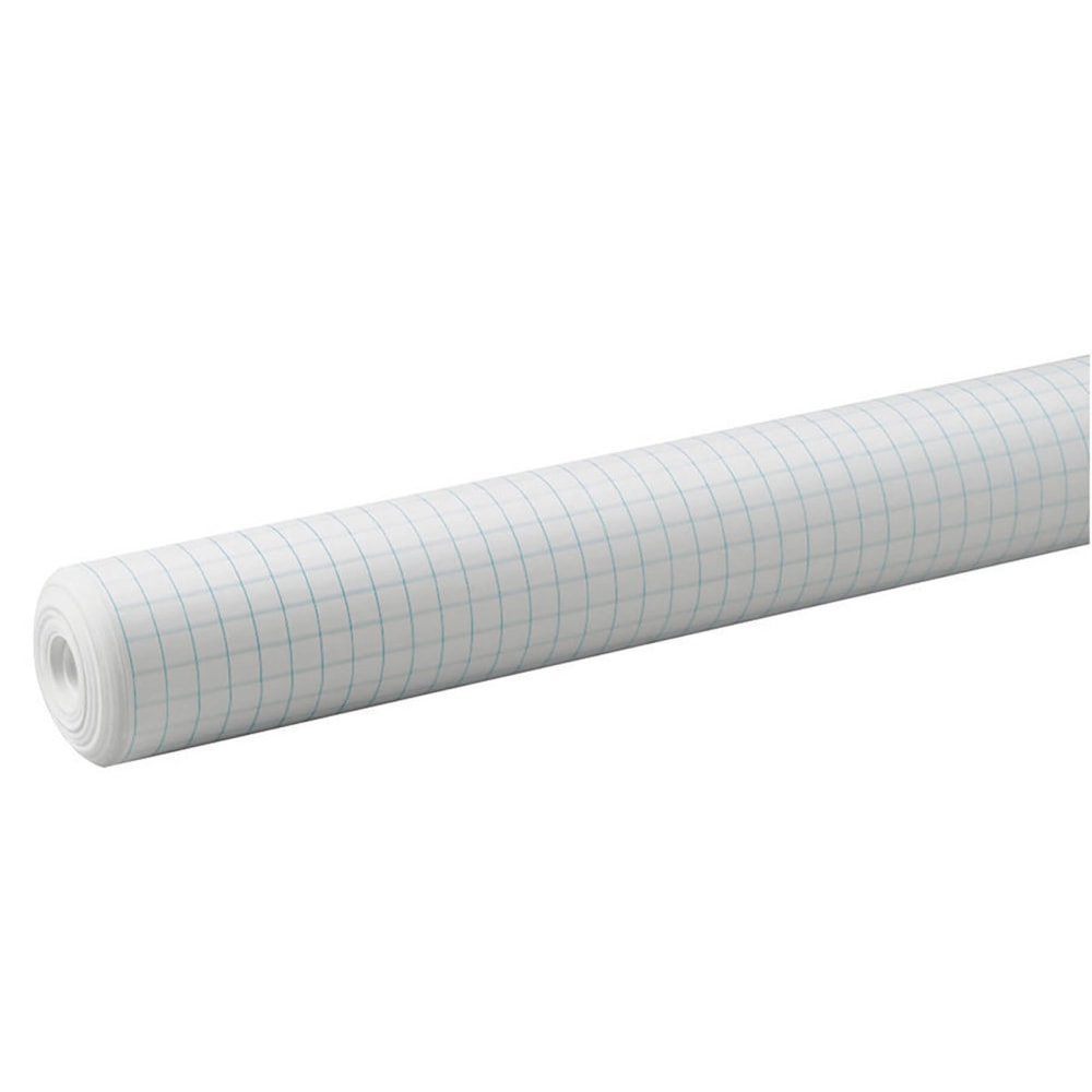 Pacon Grid Paper Roll, 1/2in Quadrille Ruled, 34in x 200ft, White