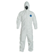 Load image into Gallery viewer, DuPont Tyvek 400 Coveralls With Attached Hood, 3X, White, Pack Of 25 Coveralls