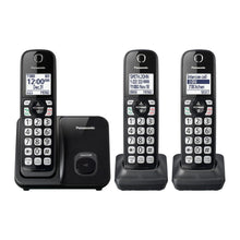 Load image into Gallery viewer, Panasonic DECT 6.0 Cordless Telephone, 3 Handsets, KX-TGD513B