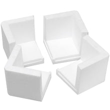 Load image into Gallery viewer, Office Depot Brand Foam Corners, 3inH x 3inW x 3inD, White, Case Of 1,000