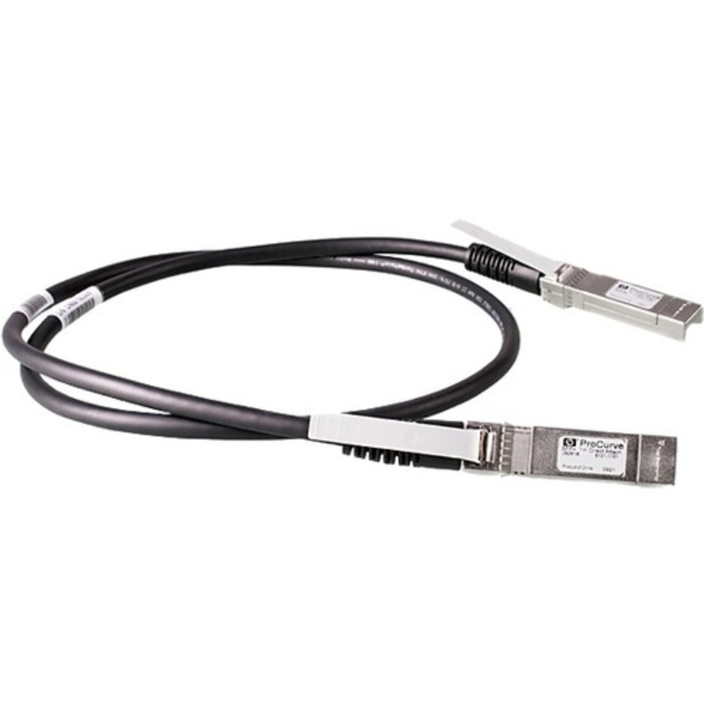 HPE X242 40G QSFP+ to QSFP+ 1m DAC Cable (JH234A) - 3.28 ft QSFP+ Network Cable for Network Device, Switch - First End: QSFP+ Network - Second End: QSFP+ Network - 40 Gbit/s