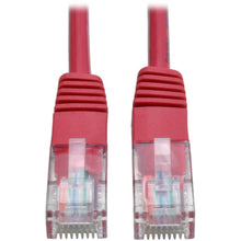 Load image into Gallery viewer, Tripp Lite 10ft Cat5e / Cat5 350MHz Molded Patch Cable RJ45 M/M Red 10ft - 10ft - 1 x RJ-45 Male - 1 x RJ-45 Male - Red