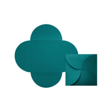 Load image into Gallery viewer, LUX Petal Invitations, 6 1/4in x 6 1/4in, Teal, Pack Of 500