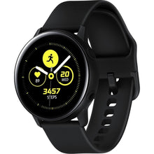 Load image into Gallery viewer, Samsung Galaxy Watch Active (40mm), Black (Bluetooth) - Wrist - Accelerometer, Barometer, Gyro Sensor, Health Sensor, Heart Rate Monitor, Ambient Light Sensor - Timer, Phone, Push Notification