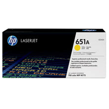 Load image into Gallery viewer, HP 651A Yellow Toner Cartridge, CE342AG