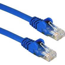 Load image into Gallery viewer, QVS 3-Pack 3ft CAT6/Ethernet Gigabit Flexible Molded Blue Patch Cord - First End: 1 x RJ-45 Male Network - Second End: 1 x RJ-45 Male Network - Patch Cable - Blue - 3 Pack