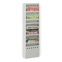 Load image into Gallery viewer, Safco 11-Pocket Steel Magazine Rack, Gray