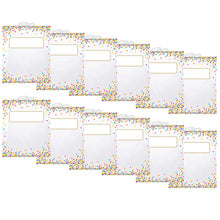 Load image into Gallery viewer, Ashley Productions Hanging Confetti Pattern Storage Bags, 10-1/2in x 12-1/2in, 6 Bags Per Pack, Set Of 2 Packs