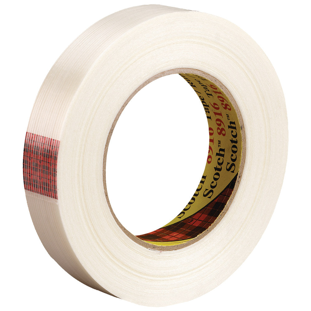 Scotch 8916 Strapping Tape, 3in Core, 0.75in x 60 Yd., Clear, Case Of 48