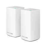 Linksys Velop Intelligent Mesh 2-Port Gigabit Ethernet Wi-Fi Systems; WHW0102; Pack Of 2 Systems