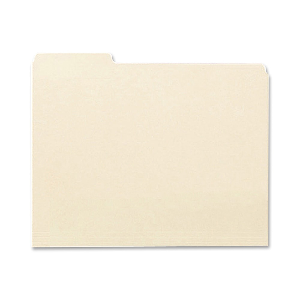 Earthwise By Oxford File Folders; Letter Size; 1/3 Cut; 100% Recycled; Manila; Box Of 100