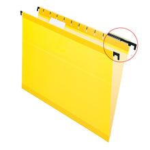 Load image into Gallery viewer, Pendaflex SureHook Reinforced Hanging Folders; 1/5-Cut; Letter Size; Yellow; Box Of 20
