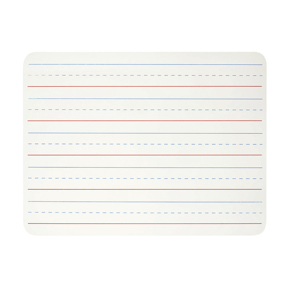 Flipside Non-Magnetic Unframed Dry-Erase Whiteboards; 9in x 12in x 1/8in; Black; Pack Of 6