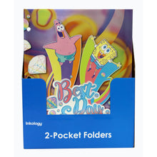 Load image into Gallery viewer, Inkology 2-Pocket Portfolios; 11-3/4in x 9-1/2in; Letter Size; Color Slicks II; Pack Of 24 Portfolios