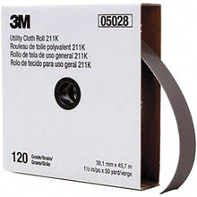 Load image into Gallery viewer, 1-1/2&quot; x 50 Yd 120 Grit Aluminum Oxide Shop Roll